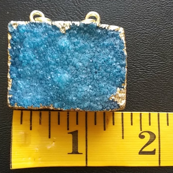 Druzy Raw Charm Pendant Jewelry Peice - Picture 6 of 8